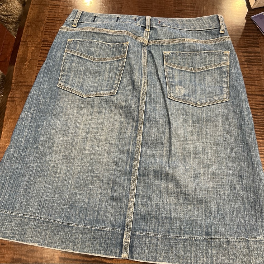 Gap Limited Edition Upcycled Patchwork Denim Skirt - image 7